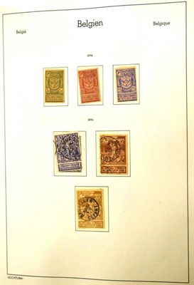 Lot 184 - Belgium. A Schaubek printed album housing an early to modern collection with better noted including