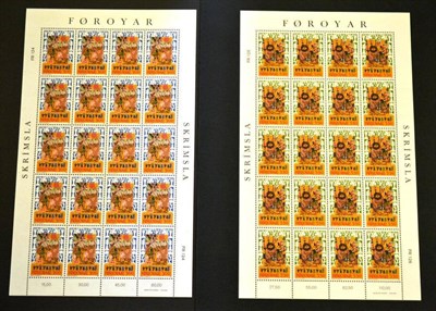 Lot 208 - Faroe Islands. A 1979 to 1986 unmounted collection in full sheets