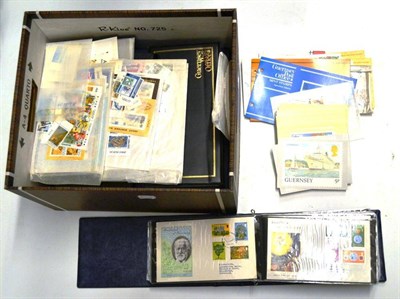 Lot 226 - Guernsey and Alderney. A 1971 to 1984 unmounted mint collection in a boxed Lindner album with...