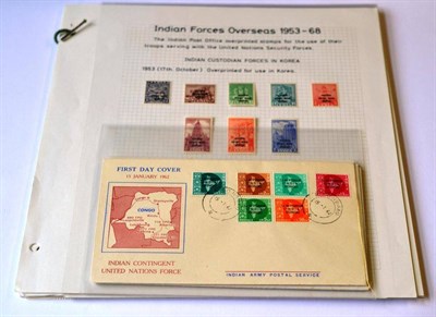 Lot 227 - Indian Expeditionary Forces. Indian Custodian Forces in Korea; International Commission in Indo...