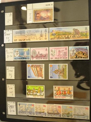 Lot 235 - Isle of Man. A large stockbook housing a mint range of issues to 2004. Includes high values, M/S's