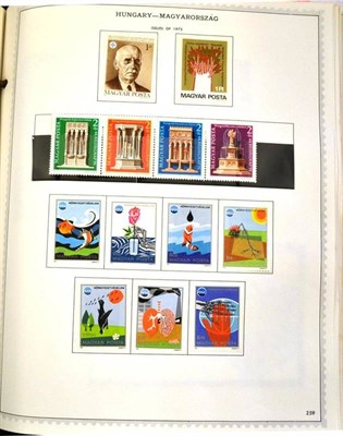 Lot 249 - Hungary. A Minkus album housing a mainly mint collection from 1970 to 1981. Includes M/S's....