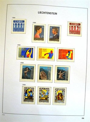 Lot 265 - Liechtenstein. A 1912 to 1997 mint and used collection in Davo album. Includes 1912 set good...