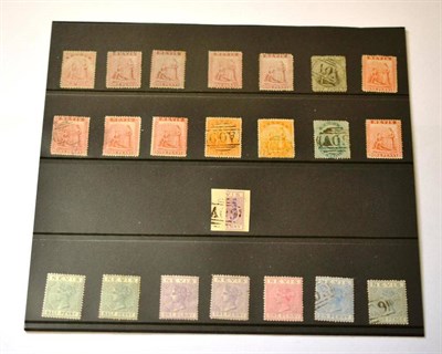 Lot 271 - Nevis. A range of Queen Victorian mint and used. Some duplication Stc £750