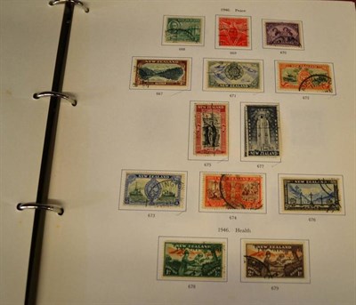 Lot 273 - New Zealand. Two dedicated albums housing mainly used collections from 1873 to 1996 and 1873 to...