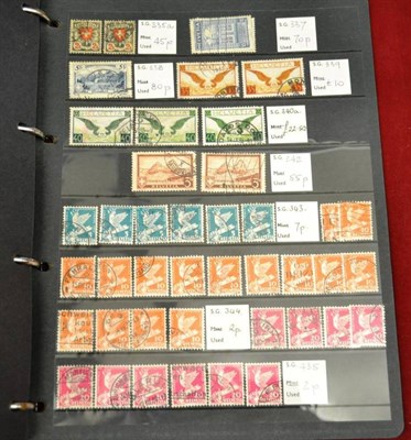 Lot 302 - Switzerland. A used accumulation in five binders