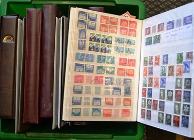 Lot 303 - Switzerland. A collection of FDC's in eight albums. Also a stockbook of mint and used including Pro