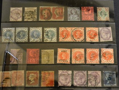 Lot 337 - Great Britain. A variable assortment, all reigns, in four binders, an album and loose. Noted...