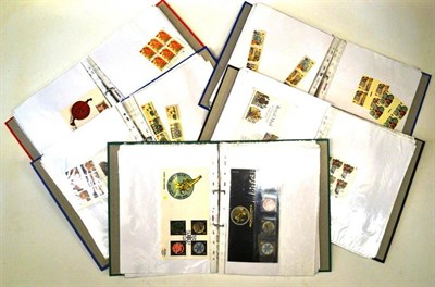 Lot 340 - Great Britain. Five binders from the 1980's containing mint (many in blocks), used, FDC's,...