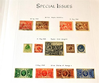 Lot 353 - Great Britain. 1924 to 1951 Commemorative issues used. Includes 1929 P.U.C. £1