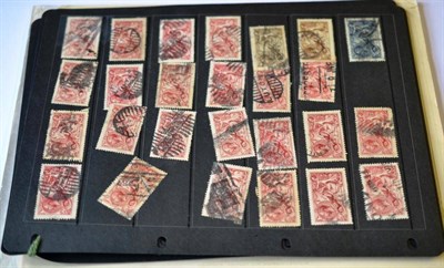 Lot 359 - Great Britain. A range of mainly 1913 - 1918 Sea horses 2s6d (65), 5s (38) and 10s(1) used, faults.