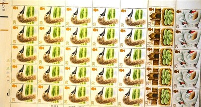 Lot 373 - Great Britain. An accumulation of Commemorative unmounted issues in part sheets (including...