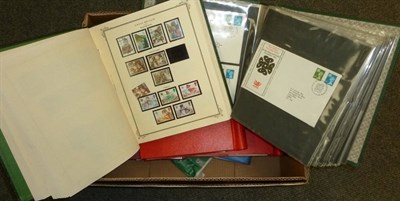 Lot 50 - A Range of Great Britain mint and used in albums and stockbooks. Also album of FDC's