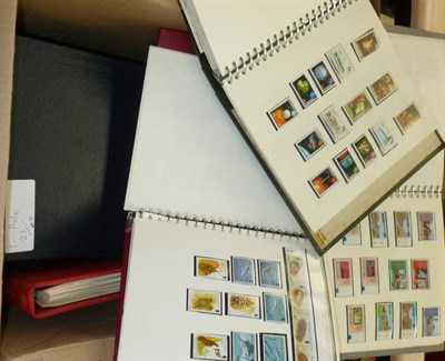 Lot 73 - British Commonwealth QEII unmounted mint in eleven albums. Majority 1970's to 1990's. Also an album