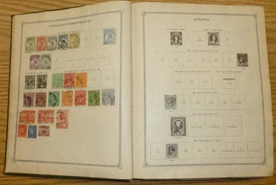 Lot 77 - An Ideal Stamp Album (eighth edition) sparsely filled