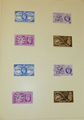 Lot 82 - British Commonwealth and Great Britain. Two albums sparsely filled with middle period issues