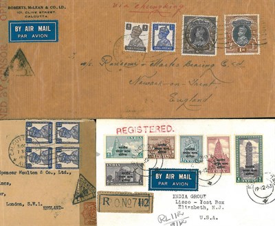 Lot 119 - A Small Accumulation of Covers from India, Bahrain and Grenada. Includes Grenada 1960's 'Sung'...