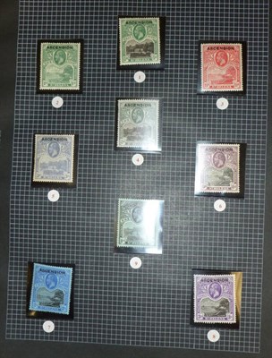 Lot 125 - Ascension. A 1922 to 1949 fresh mint collection (also used 1937 Coronation) on loose album...