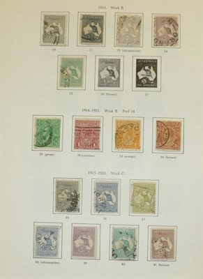 Lot 128 - Australia. A Stanley Gibbons printed album housing a mint and used collection to 1996