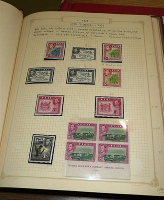 Lot 154 - Fiji. A 1937 - 1984  well presented mint and used collection in two red Simplex albums with...