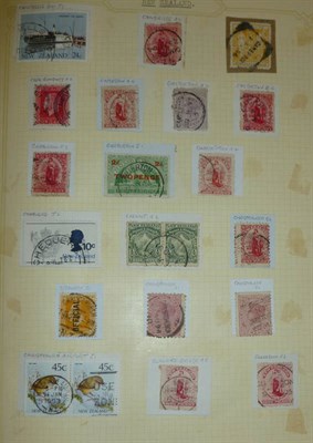 Lot 186 - New Zealand. A collection of postmarks. 'Wooders' 1 - 5 in red album