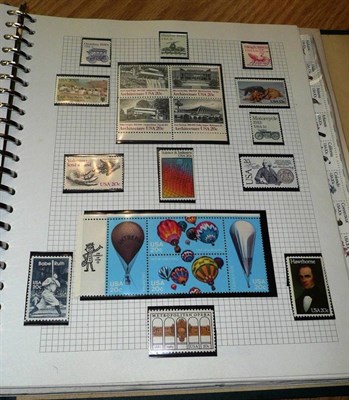 Lot 200 - U.S.A. 1950's to 2004 unmounted mint collection in album and loose album pages. Includes sheetlets