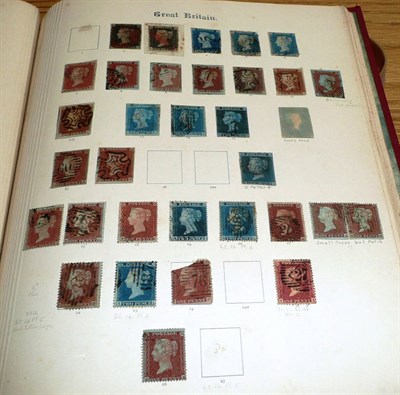 Lot 235 - Great Britain. A red Sectional album housing an 1840 to 1935 mint and used collection. Includes...