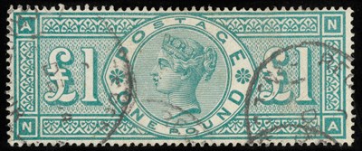 Lot 260 - Great Britain. 1891 £1 N-A used