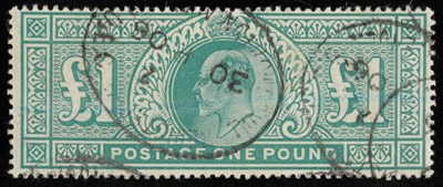 Lot 263 - Great Britain. 1902 £1 used