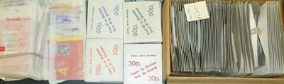 Lot 274 - Great Britain. A collection of pre decimal and decimal booklets. Includes bar codes and...