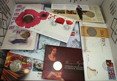 Lot 287 - Great Britain. A 1994 to 2010 collection of numismatic covers in two albums and loose