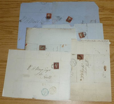 Lot 316 - Great Britain. An accumulation of over ninety entires and outer letter sheets each bearing 1841...