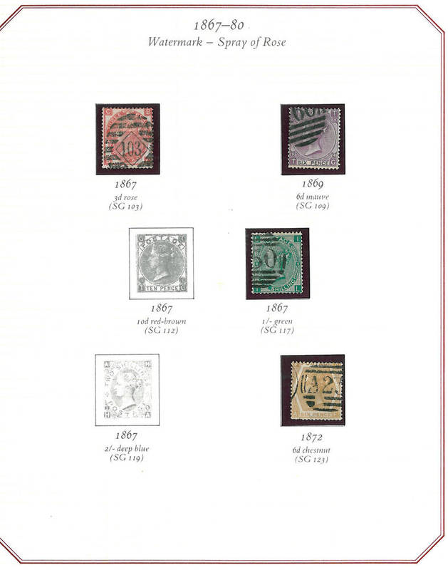 Lot 438 - Great Britain. A Stanley Gibbons Oriel album housing a used Queen Victoria collection. Includes...