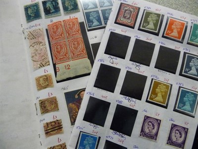 Lot 70 - Great Britain, Hong Kong and misc. Two circulated club books containing mint and used and also high