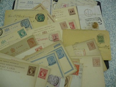 Lot 122 - Jamaica, Other Caribbean Islands etc. A small bundle of covers, cards (unused and used) etc....