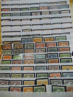 Lot 141 - Haiti and Honduras. A collection of mint and used on home made stock leaves
