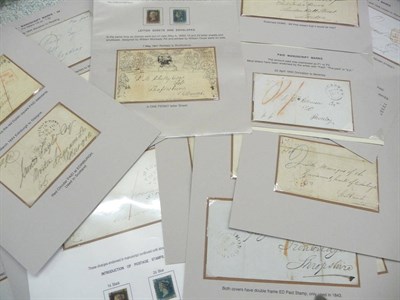 Lot 179 - Great Britain. A well presented 1840 to 1852 stamp and postal history collection of thirty one...