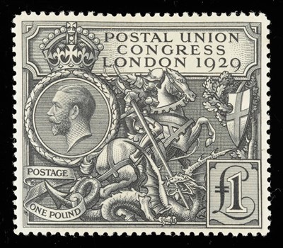 Lot 203 - Great Britain. 1929 £1 P.U.C unmounted