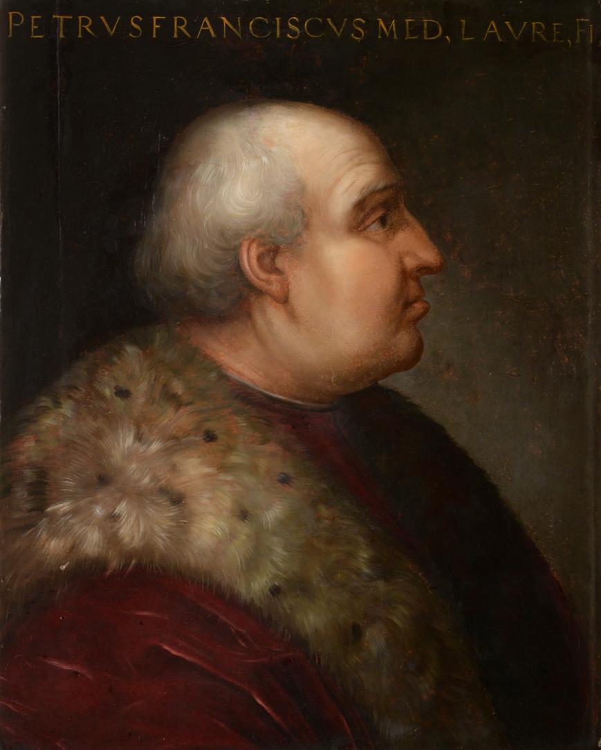 Lot 764 - Italian School in the manner of Filippino Lippi (1459-1504) Pierfrancesco de Medici il Vecchio...
