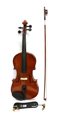 Lot 2012 - Viola 15"; two piece back, Made by Antoni, China with some accessories and music (cased with bow)