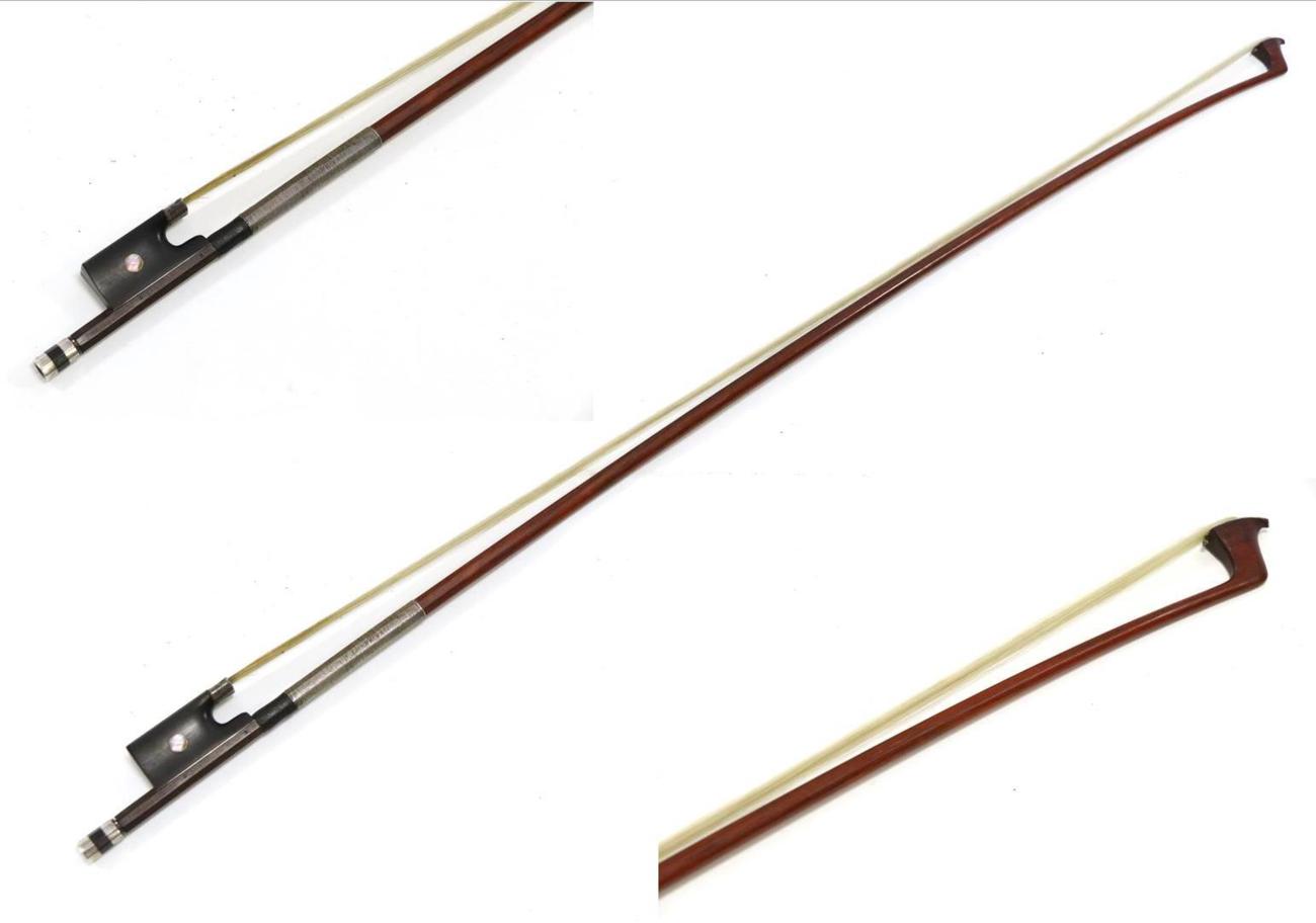 Lot 2051 - Violin Bow By Collin-Mezin length (excluding button) 730mm, weight 59g