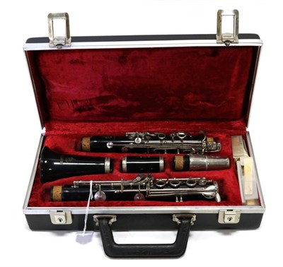 Lot 2062 - Regent Clarinet serial number on both joints 548897, in original manufacturers hard case, with...