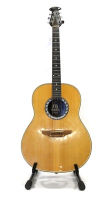 Lot 2082 - Ovation Bowl Back Guitar serial number 204164, label reads 'Kaman Music Products Matrix by...