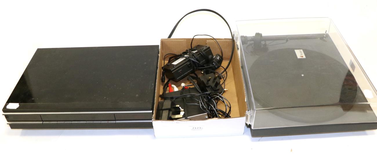 Lot 2123 - Pro-Ject 1 Xpression NC 500 49 Record Deck together with a Bang & Olufsen Beocord V8000 Video...
