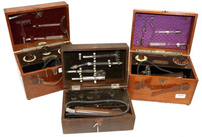 Lot 2159 - Roger's Vitalator no.3856 with glass electrodes together with another no.4095 (both in mahogany...
