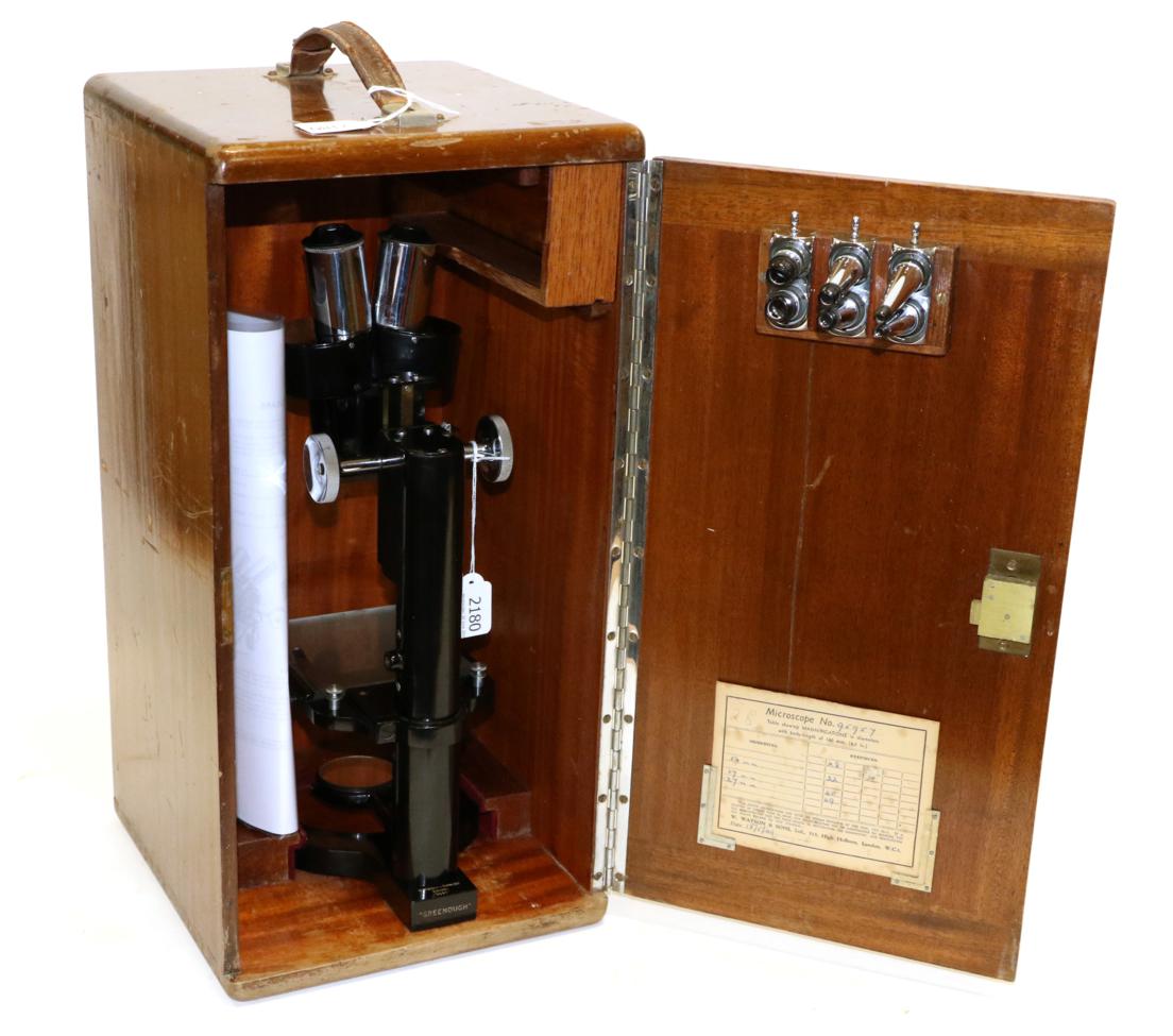 Lot 2180 - W Watson (London) 'Greenought' Stereo