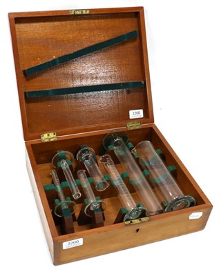 Lot 2200 - W&T Avery Standard Apothecary Measures, Administrative County Of The Parts Of Kesteven Lincolnshire