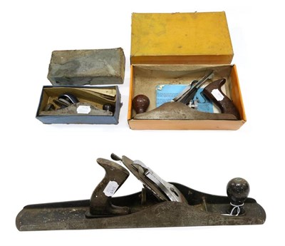 Lot 2230 - Stanley Bailey No.6 Woodworking Plane together with a Stanley Bailey No.4 Plane (in original...