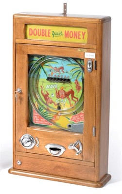 Lot 2235 - Allwin Double Your Money Wall Mounted Gaming Machine originally for Pennies but is now labelled '2p