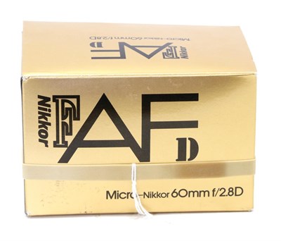 Lot 2283 - Nikon Nikkor AF-D Micro-Nikkor f2.8D 60mm in original box